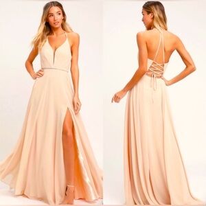 NWT Lulu’s She’s Gorgeous Lace Up Rhinestone Dress